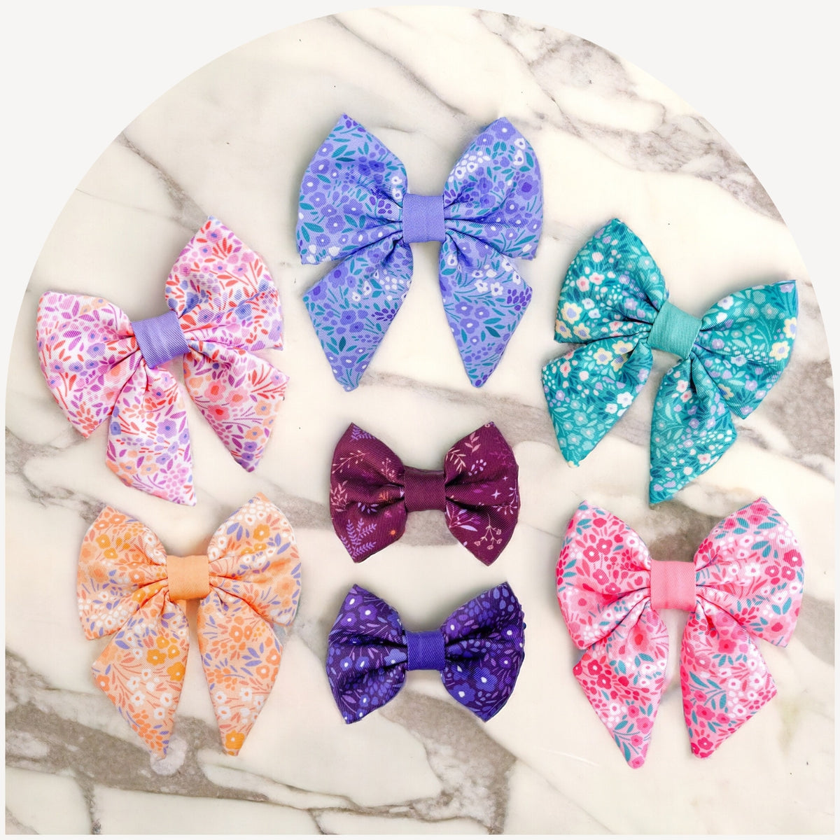 Dog Collar Sailor Dickie Bows WYLD CUB