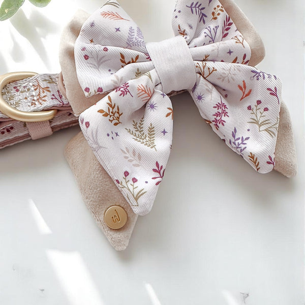 Dog Butterfly Bow Tie: Chiswick Oyster