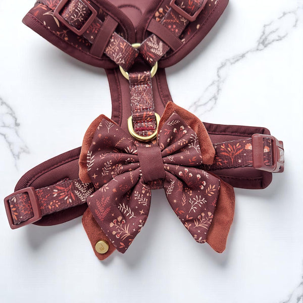 Dog Butterfly Bow Tie: Chiswick Chestnut