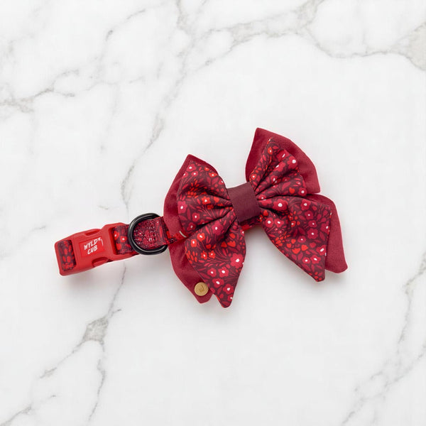 Dog Butterfly Bow Tie: Notting Hill Mulberry