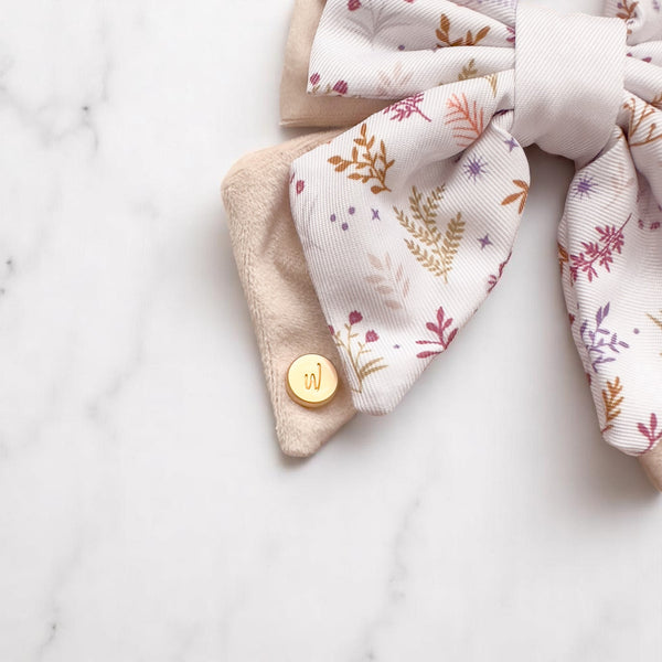 Dog Butterfly Bow Tie: Chiswick Oyster