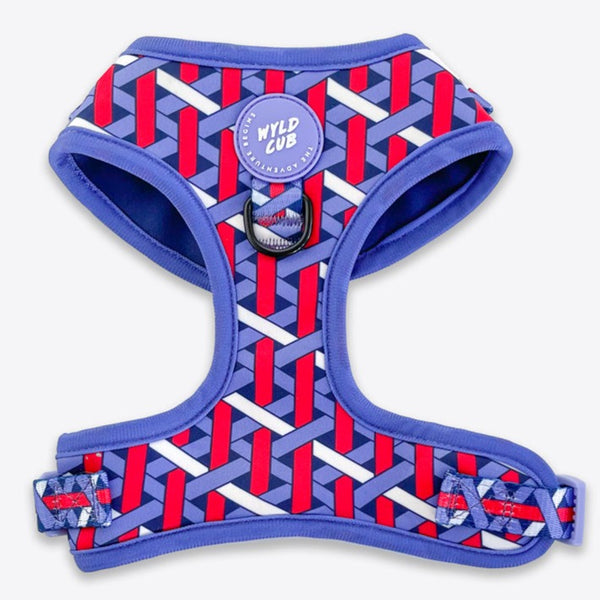 Adjustable Dog Harness: Knightsbridge Violet
