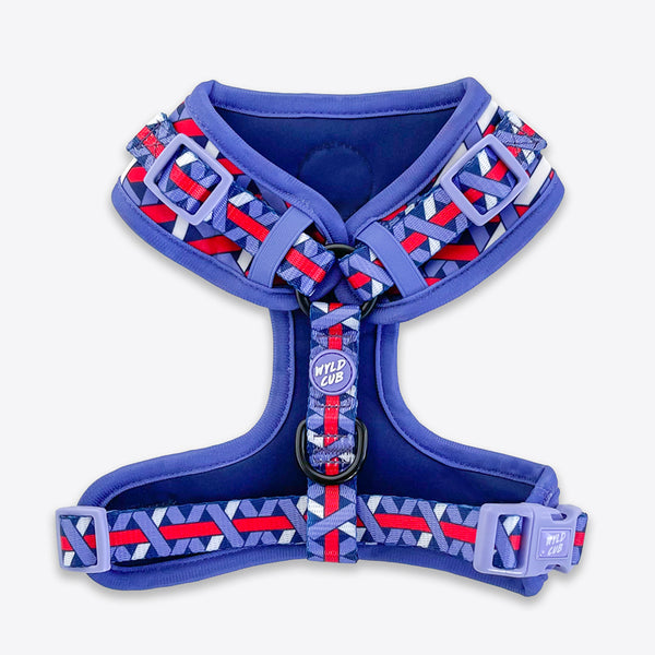 Adjustable Dog Harness: Knightsbridge Violet