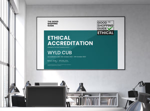Wyld Cub Awarded Ethical Company Award 2023