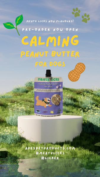 Meaty Licks Calming Flavoured Peanut Butter