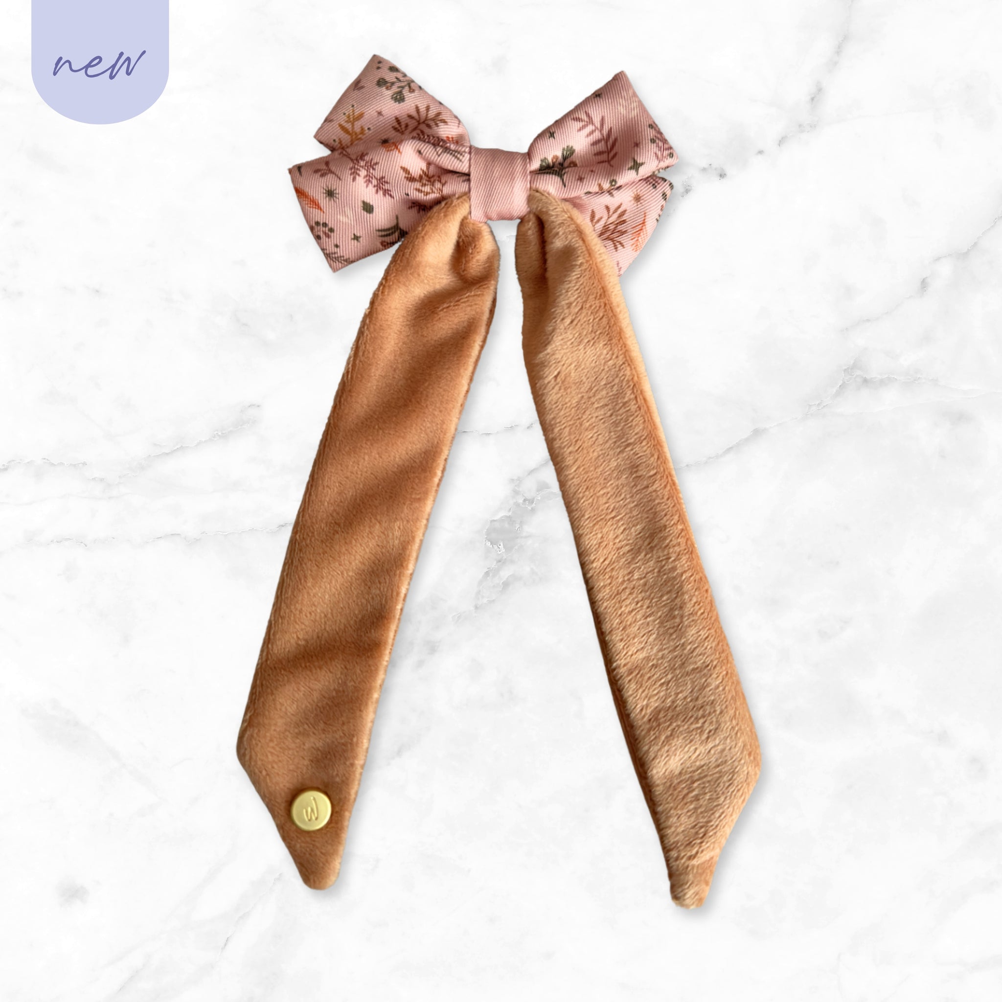 Bow Hair Clip: Chiswick Nutmeg