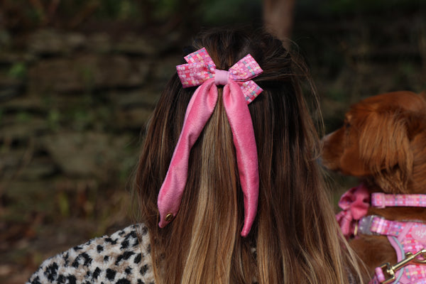 Bow Hair Clip: Belgravia Bonbon