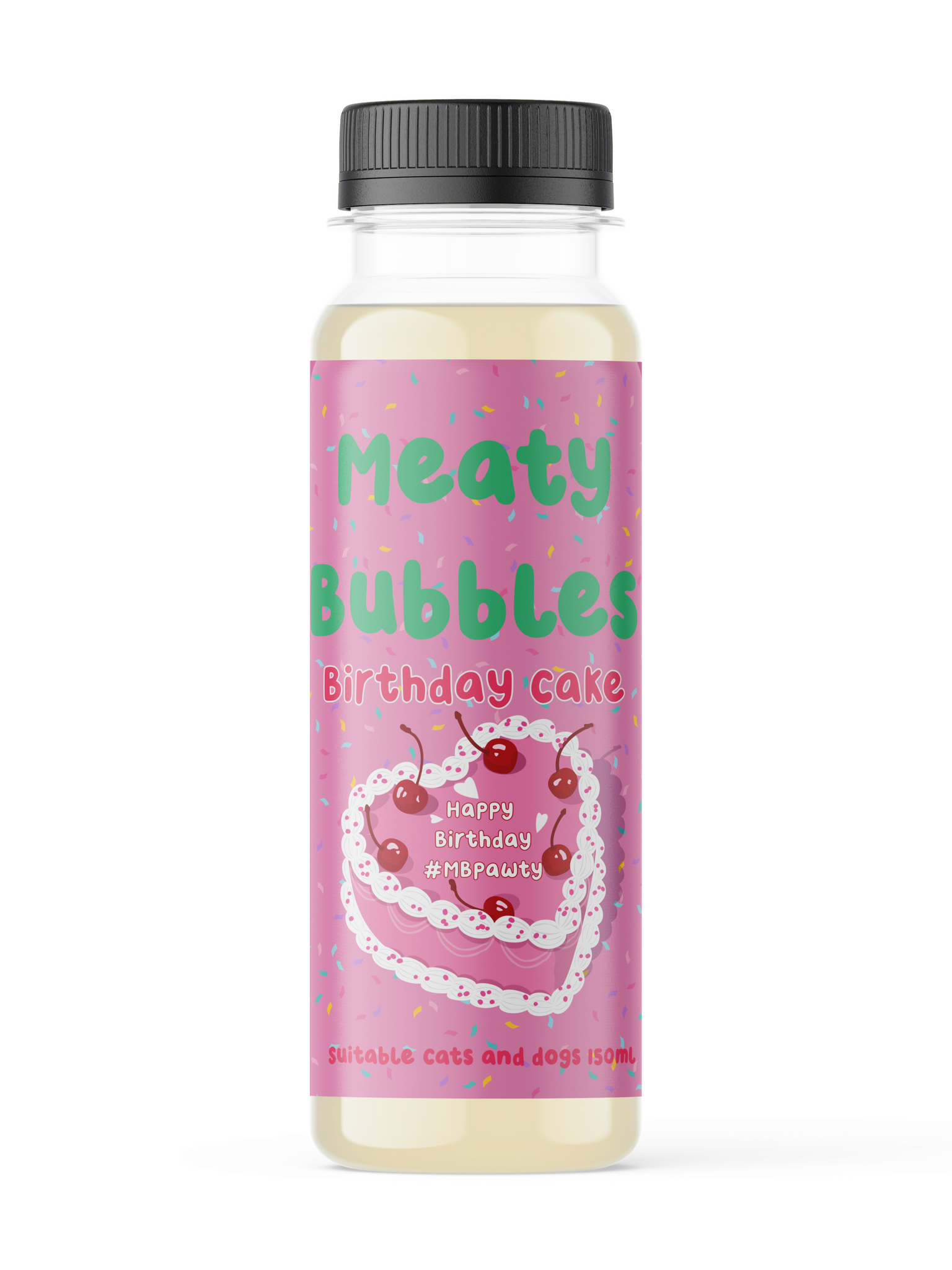 Meaty Bubbles: Birthday Cake Flavour Bubbles