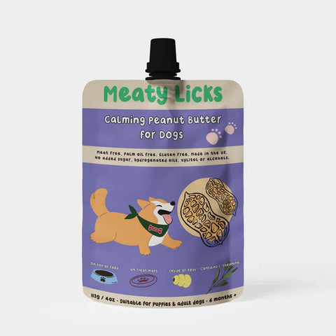 Meaty Licks Calming Flavoured Peanut Butter