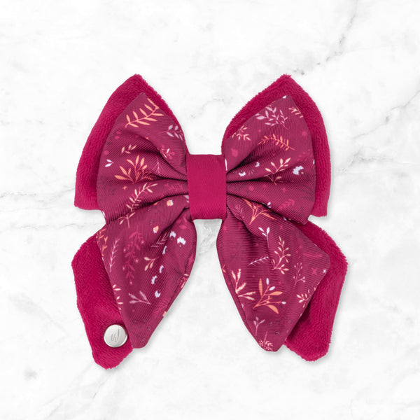 Dog Butterfly Bow: Chiswick Dragonfruit
