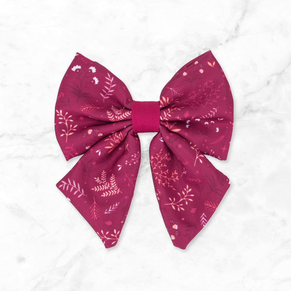 Dog Sailor Bow: Chiswick Dragonfruit