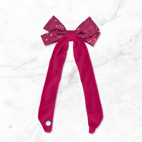 Bow Hair Clip: Chiswick Dragonfruit