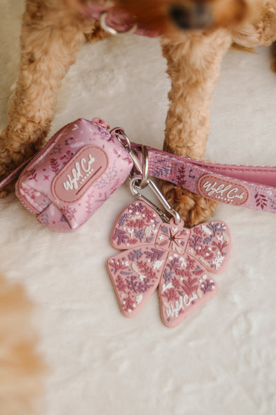 Dog Poop Bag Holder: Chiswick Rosewood