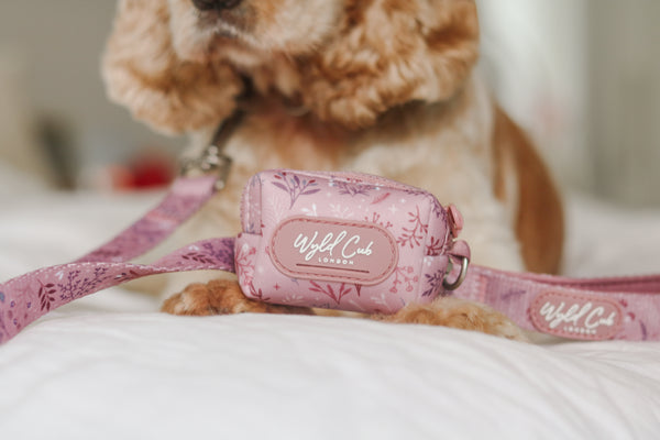 Dog Poop Bag Holder: Chiswick Rosewood