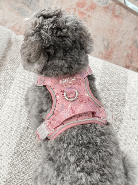 Step & Switch® Dog Harness: Chiswick Rosewood