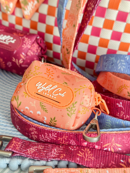Dog Poop Bag Holder: Chiswick Papaya