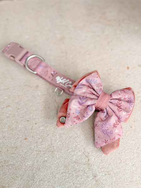 Dog Butterfly Bow: Chiswick Rosewood