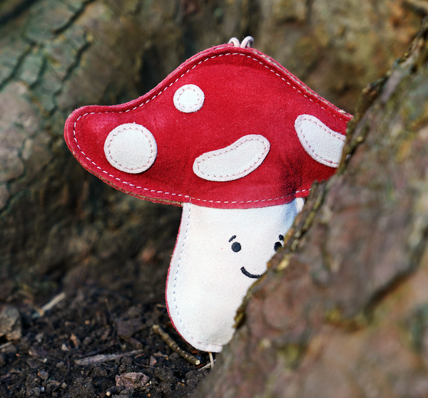 Marie the Mushroom shaped Eco Dog Toy