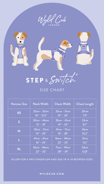 Step & Switch® Dog Harness: Chiswick Fig