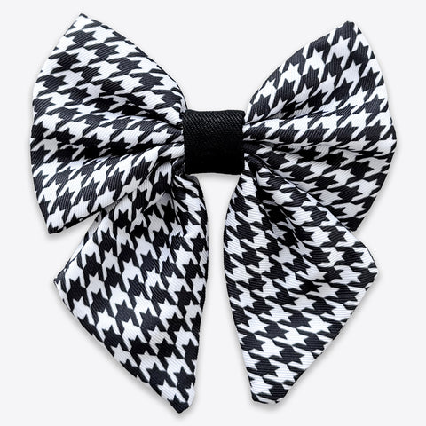 Dog Sailor Bow Tie: Knightsbridge Houndstooth