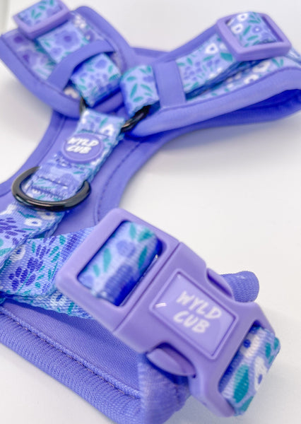 Adjustable Dog Harness: Notting Hill Wisteria