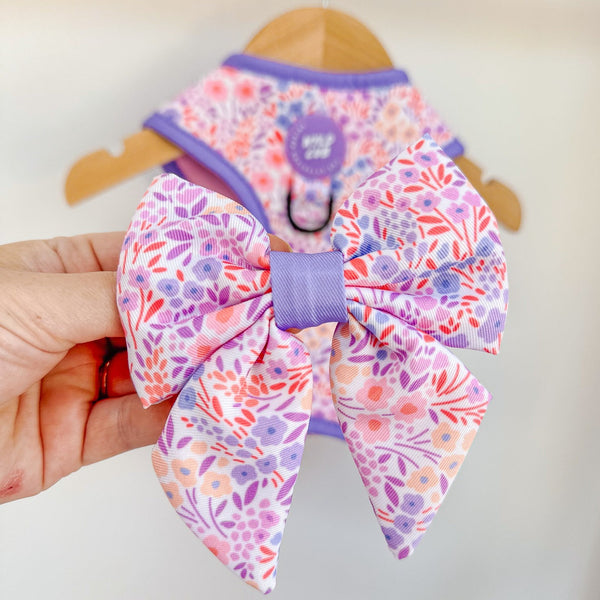 Dog Sailor Bow Tie: Notting Hill Lilac