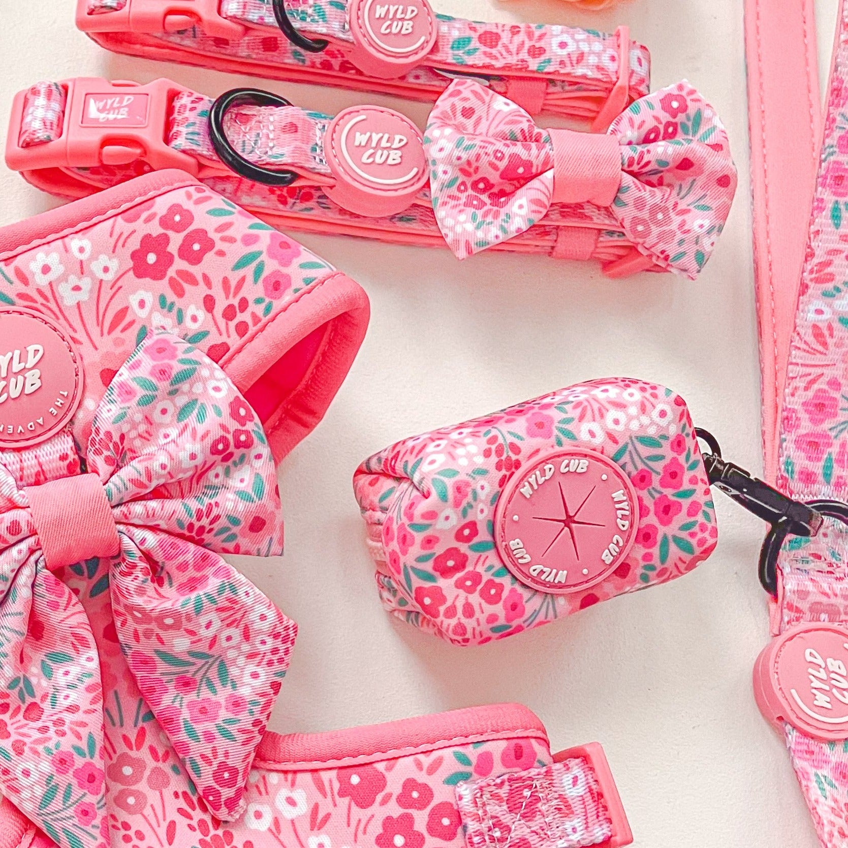 Dog Poop Bag Holder: Notting Hill Rosé