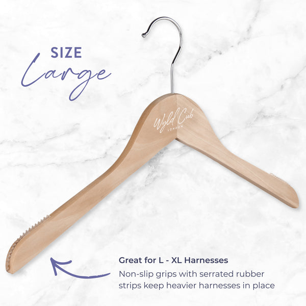 Branded Wooden Dog Harness Hanger