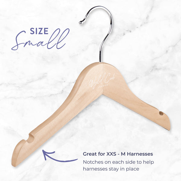 Branded Wooden Dog Harness Hanger