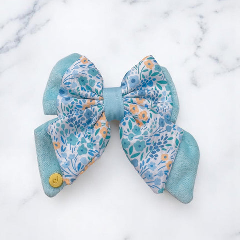 Dog Butterfly Bow Tie: Notting Hill Sky