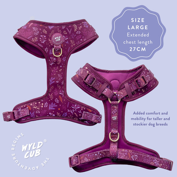 Adjustable Dog Harness: Chiswick Fig