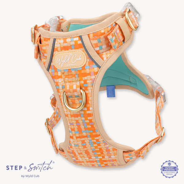 Step & Switch® Dog Harness: Belgravia Sorbet