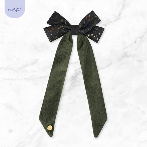 Bow Hair Clip: Chiswick Ravenwood