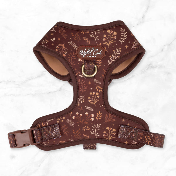 Adjustable Dog Harness: Chiswick Chestnut NEW