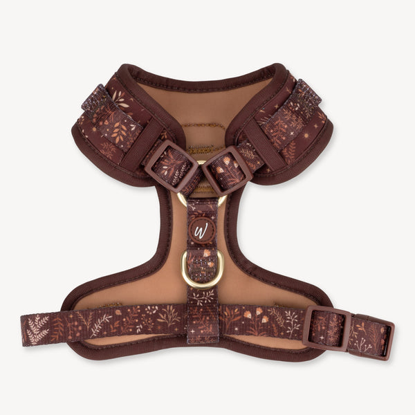 Adjustable Dog Harness: Chiswick Chestnut NEW