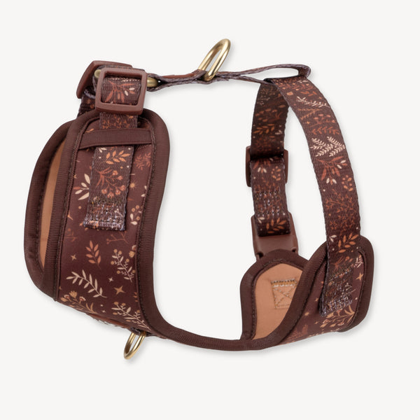 Adjustable Dog Harness: Chiswick Chestnut NEW