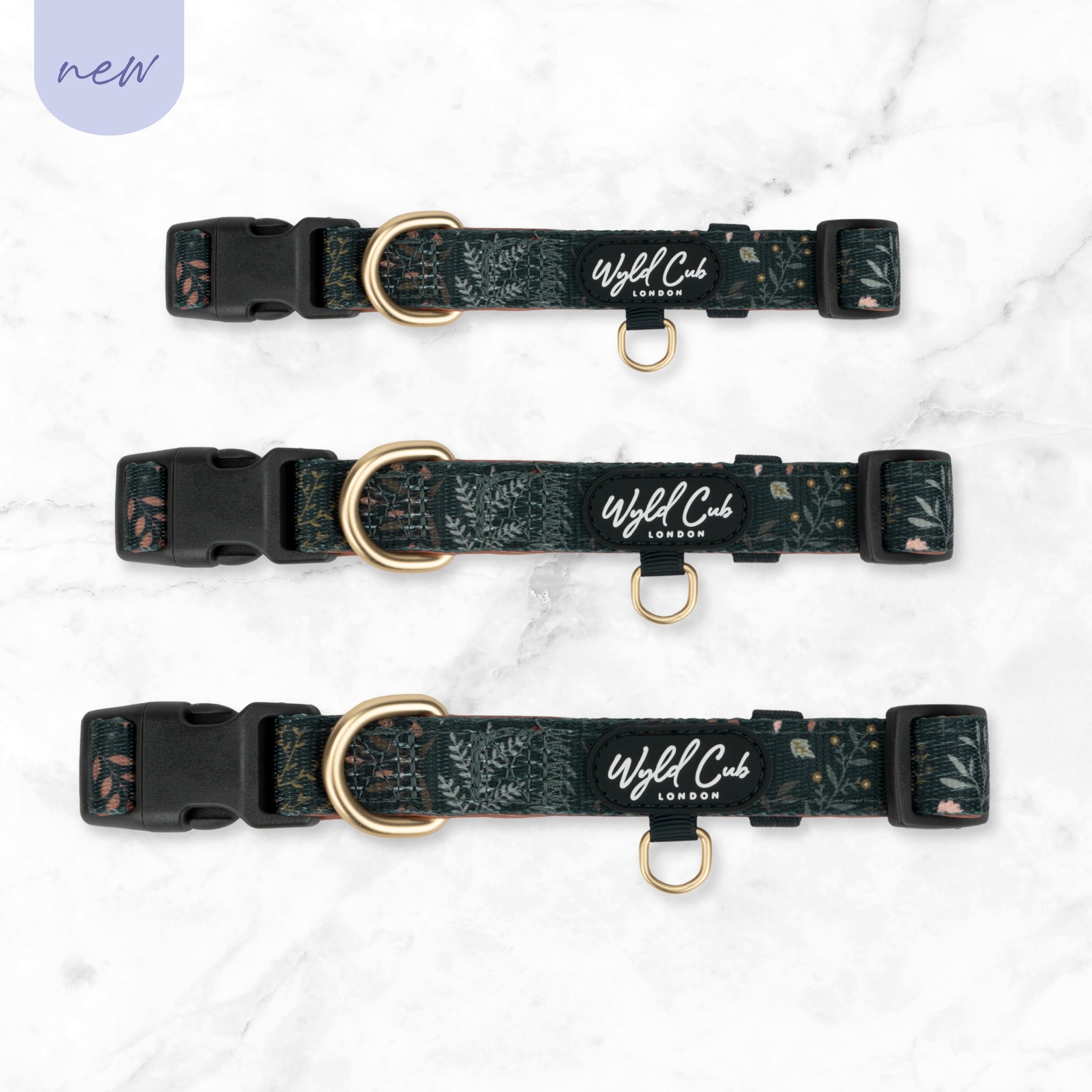 Adjustable Dog Collar: Chiswick Ravenwood