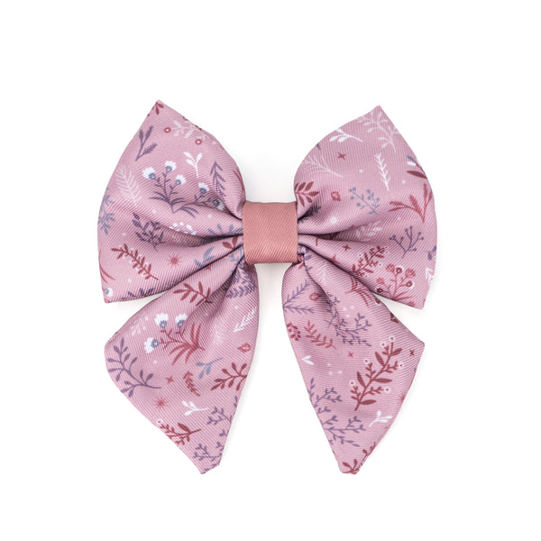 Dog Sailor Bow: Chiswick Rosewood