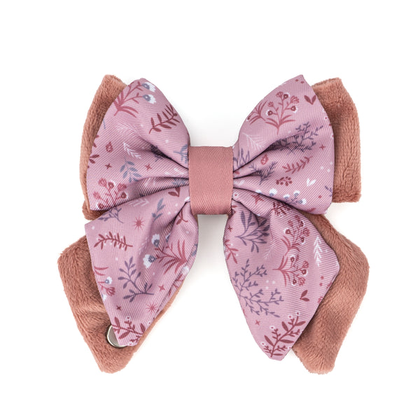 Dog Butterfly Bow: Chiswick Rosewood