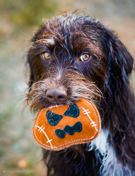 Jack the Pumpkin shaped Eco Dog Toy