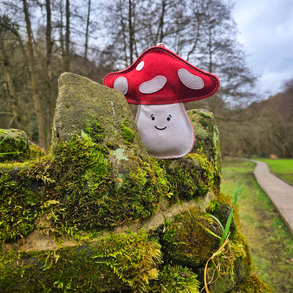 Marie the Mushroom shaped Eco Dog Toy