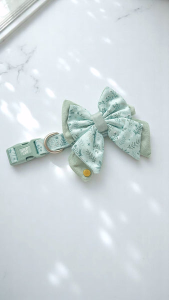 Dog Butterfly Bow Tie: Chiswick Pistachio