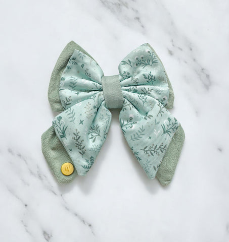 Dog Butterfly Bow Tie: Chiswick Pistachio