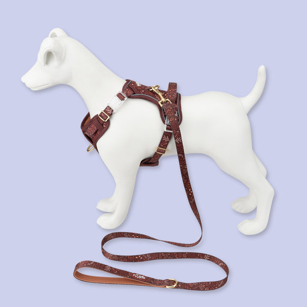 Step & Switch® Dog Harness: Chiswick Chestnut