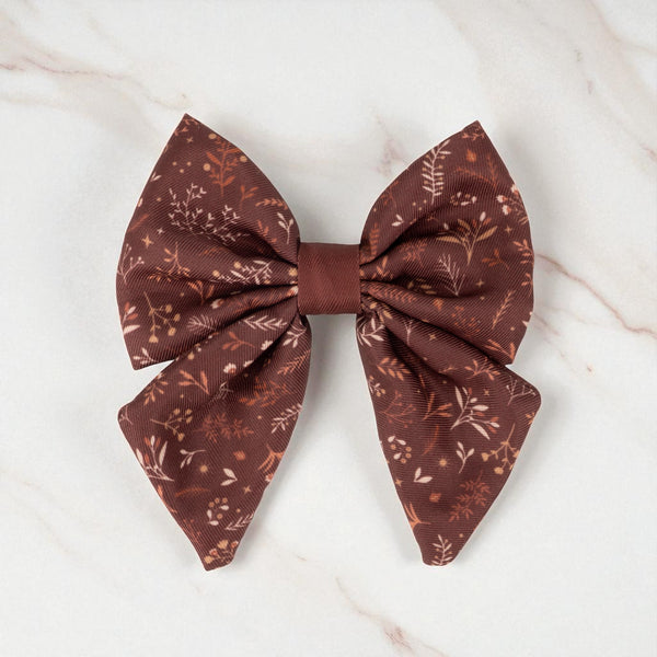 Dog Sailor Bow Tie: Chiswick Chestnut