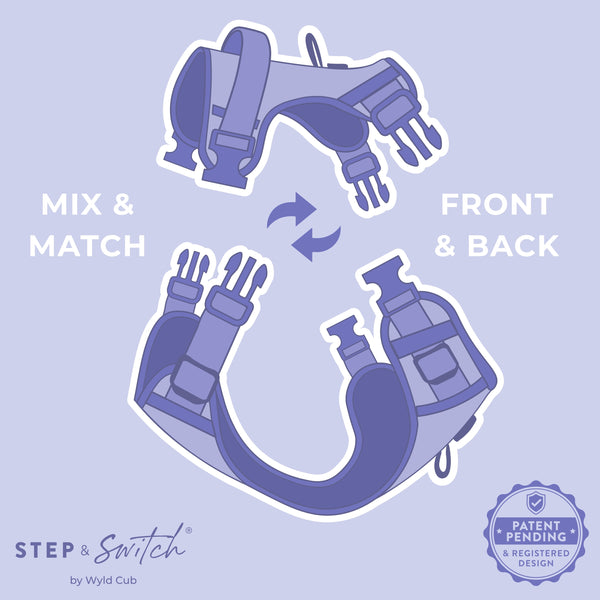 Step & Switch® Dog Harness: Chiswick Chestnut