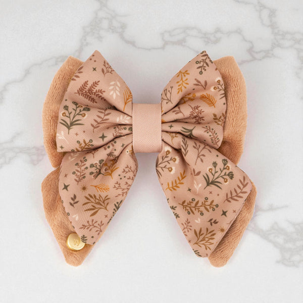 Dog Butterfly Bow: Chiswick Nutmeg
