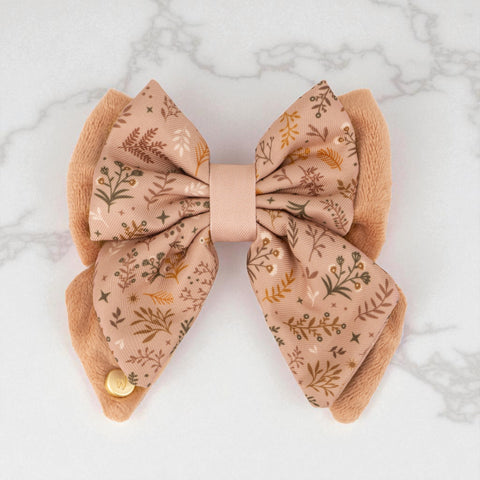 Dog Butterfly Bow Tie: Chiswick Nutmeg
