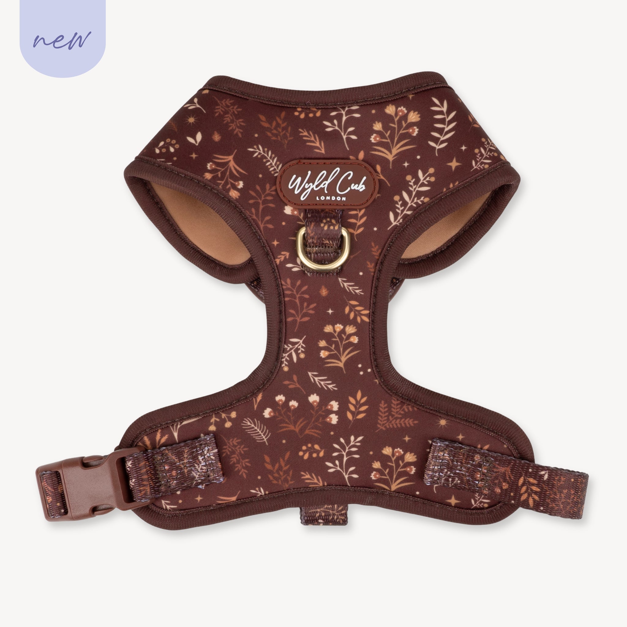 Adjustable Dog Harness: Chiswick Chestnut NEW