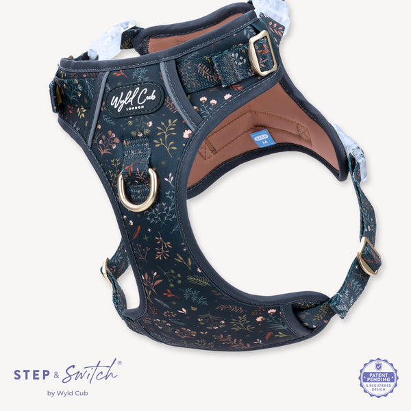 Step & Switch® Dog Harness: Chiswick Ravenwood